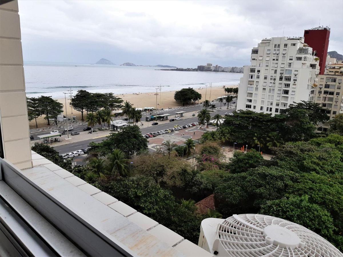 Rio De Janeiro, Copacabana Vista Mar Apartment Bagian luar foto