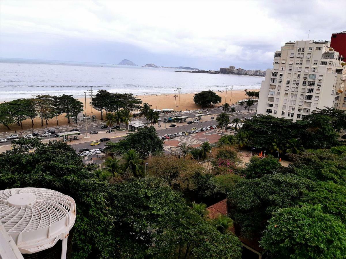 Rio De Janeiro, Copacabana Vista Mar Apartment Bagian luar foto